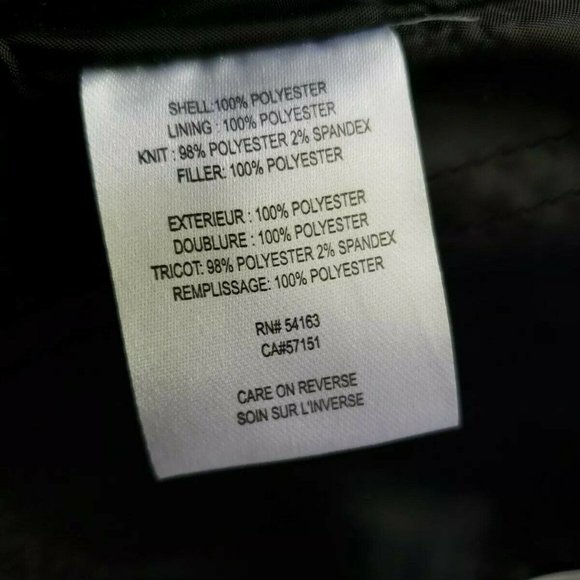 Calvin Klein Women's Quilted Chevron Jacket Black - Picture 11 of 12